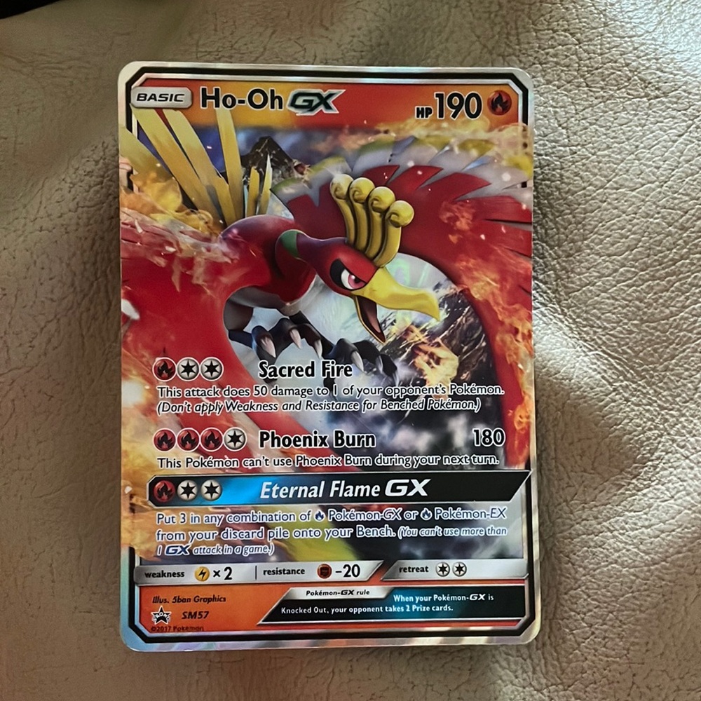 Ho-Oh GX Pokémon card